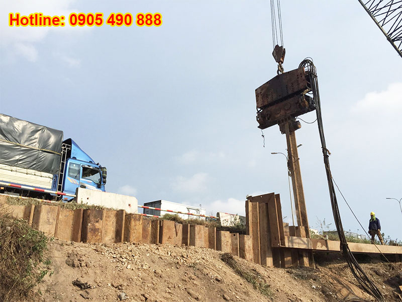 Dịch vụ thi công cừ larsen trọn gói, tối ưu chi phí công trình