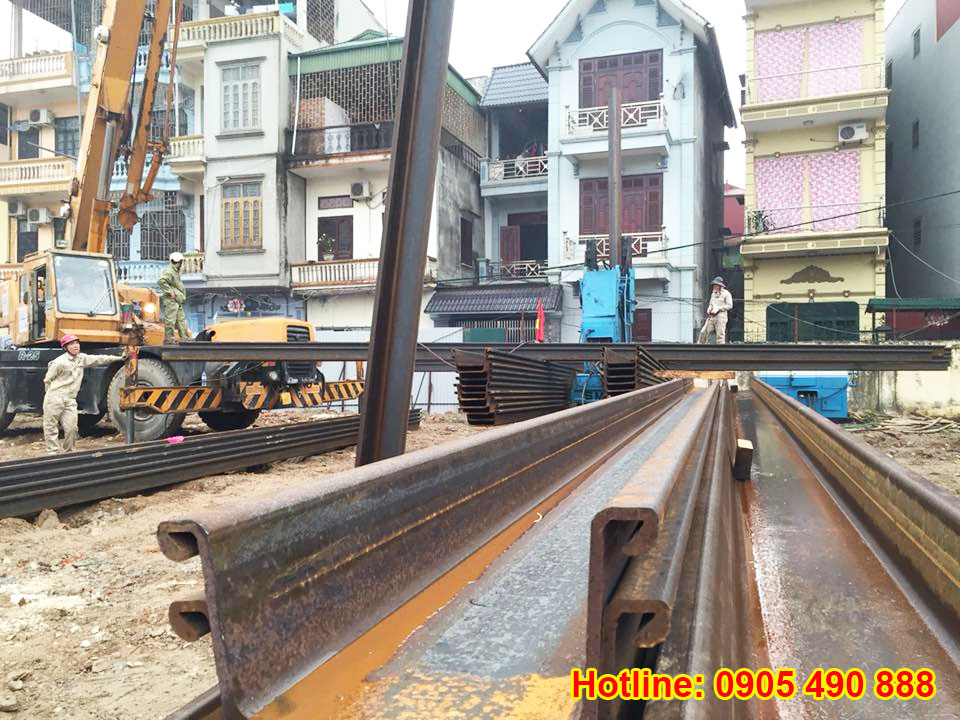 thi công cừ larsen